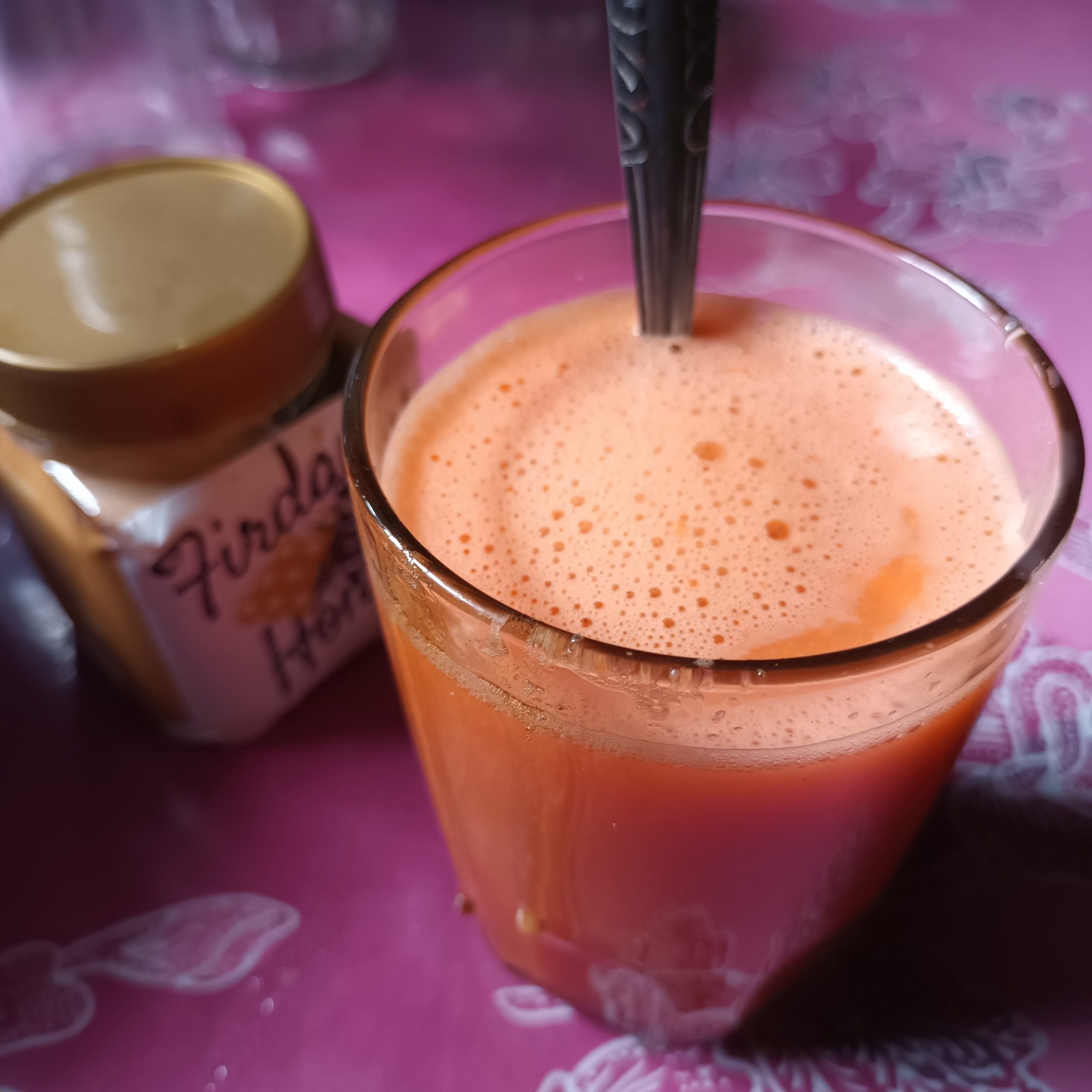 Jus Wortel mix madu murni Firdaus Honey